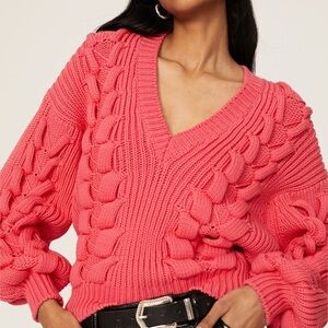 Designer IRO Sweater ($595 retail) in Pink size medium